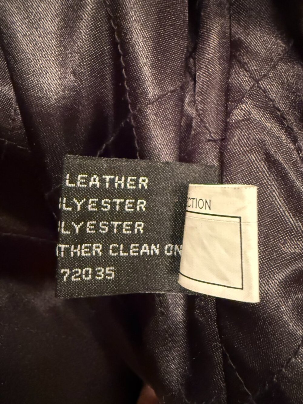 Women's black suede medium weight jacket with fluffy trim - Picture 6 of 9